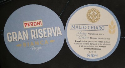SOTTOCOPPA PERONI GRAN RISERVA BIANCA
