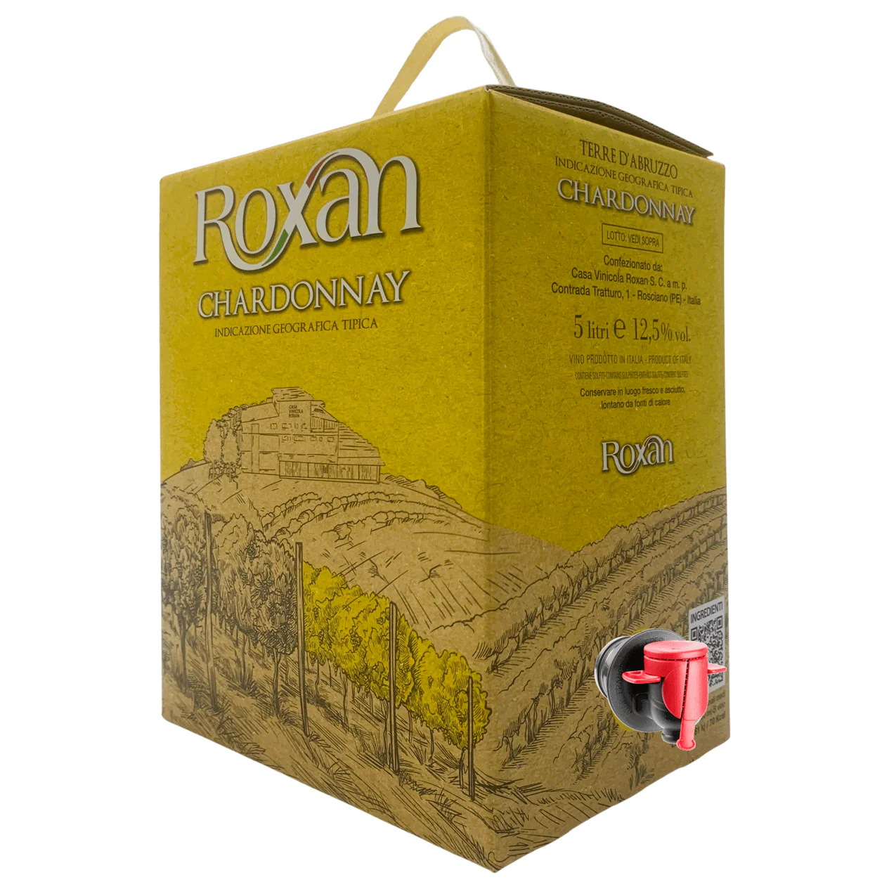 CHARDONNAY IGP GOLDEN BOX ROXAN LT 5 CT4